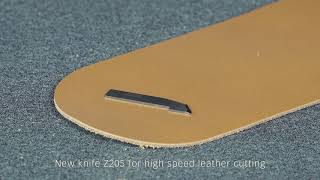 High-speed leather cutting on Zünd with the Z205 knife