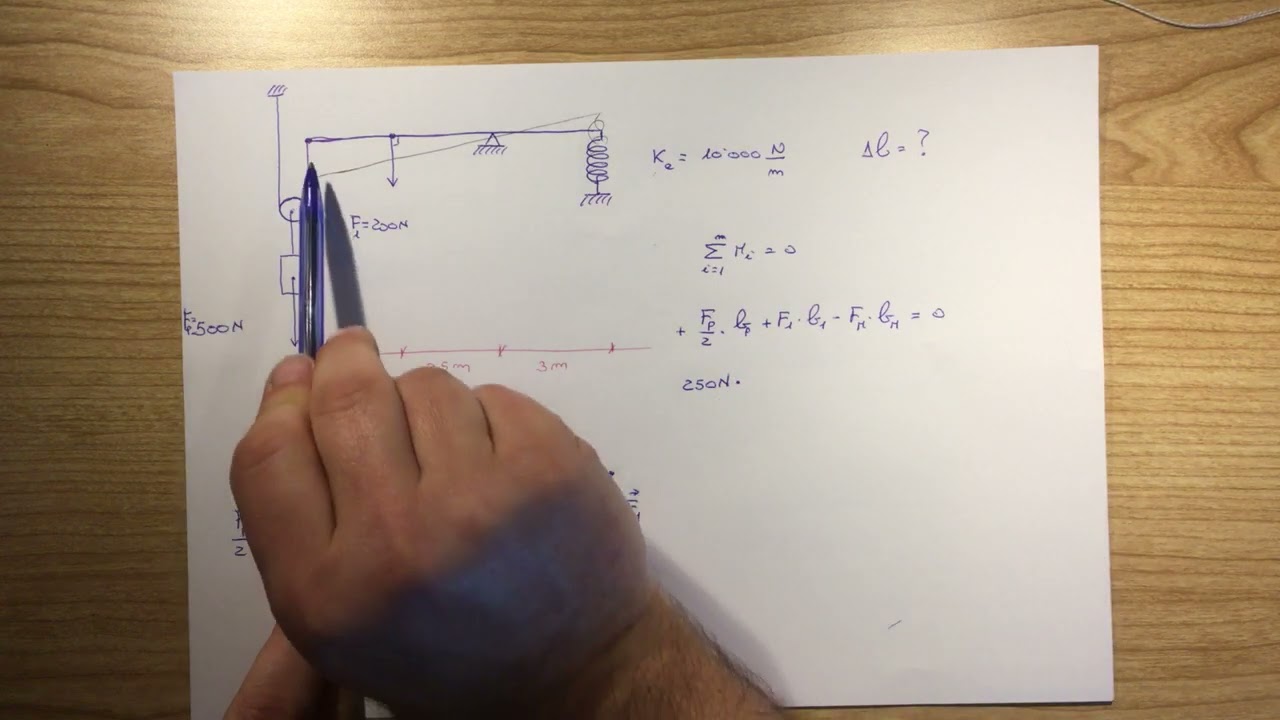 1_36_B Esercizio sulle carrucole