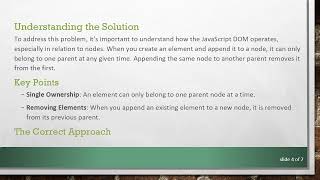 Solving append Method Issues in JavaScript with XML Nodes