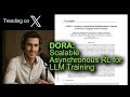 DORA: Scalable Asynchronous RL for LLM Training