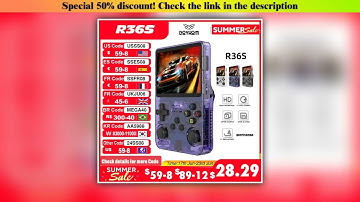 First Look Open Source R36S Retro Handheld Video Game Console Linux System 3.5 Inch IPS Screen Port