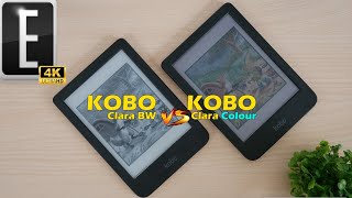 Kobo Clara BW vs Kobo Clara Colour Comparison