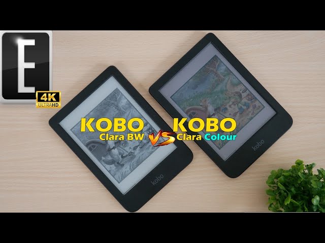 Kobo Clara BW vs Kobo Clara Colour Comparison - YouTube