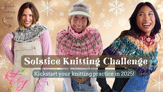 The Winter Solstice Challenge is Back ~ Kickstart Your Knitting in 2025!
Do any of these things resonate or sound like you?
* You are a beginner or intermediate knitter who wants to take your skills to the next level.
* You often make mistakes in your projects but donât know how and where to get personalized help.
* You struggle to finish projects.
* You wish there was a community of color and yarn loving friends to connect with about all the knitty gritty details.
* You are looking for a deeper way to tap into your creativity and get free but donât know how.
* You are looking for a healthy tool to cope with the stresses of daily life.
* You want to jumpstart your knitting practice in 2024!
If you said yes to any of these then youâre in the right place and you are not alone! I invite you to join me in the Solstice Knitting Challenge where, along with designer and knitting coaches Cheryl and Pia, we will jumpstart your knitting practice. Over the course of 10 days, youâll learn new skills, knit in community and finish with a beloved accessory to cherish for many years to come.
This year, you have the option to choose either this yearâs pattern, the Solstice Collared Dickie OR last yearâs Solstice Hug pattern. Both are super simple, easy to knit accessory patterns that are ideal for learning new techniques and getting wildly creative with color and texture. They both work up on a large needle which means that if you knit about 30 mins a day for the duration of our 10 day challenge, youâll have a finished object to show off at the end!
Cheryl, Pia and I will be here to support you and answer any questions that you may have along the way so that you happily finish with something you adore. As you create, progress and master your project, youâll experience the amazing benefits that come from knitting â increased creativity and a healthy tool you can lean anytime into to bring about calm and peace, just to name a few! We kick the adventure off on Jan 1, 2025.
To be the first to know details when they drop, click here:
Inside the 10 day knitting challenge youâll get:
* Easy-to follow video courses on how to knit both the Solstice Collared Dickie AND the Solstice Hug patterns from start to finish. You just need to know the very basic knit and purl stitches to join in! This will include around 30 videos total and these courses are yours forever.
* Techniques youâll learn: swatching in the round, knitting in the round with magic loop, crochet tubular cast on, German short rows, rib knitting, needle felting ends, sewn bind-offs + so many more.
* A downloadable workbook with the patterns and our best tips and resources for knitting success.
* Daily live zoom sessions with me, your teacher, and the Knit Collage coaches, Pia and Cheryl, to help answer in-the-moment questions.
* Technical support in our Knit Collage App to answer all of your questions.
* A welcoming, energetic, and kind community of members to hold you accountable and keep you motivated to actually complete your project.
* All aspects of the challenge from the video tutorials as well as the community will be hosted in our brand new Knit Collage app. This is accessible from any device as well as any internet browser.
* You have the option to order a yarn kit from us or use your own yarn. Iâve put together 10+ different kits that combine our Spun Cloud yarns with our Mini Skein Sampler Kits as well as solid kits in our Spun Cloud and Sister yarns. We are down to the very last mini kits so if you have your heart set on a color, grab it quickly!
* Finish with a closing celebration party and community fashion show!
We open up registration on Dec 19th at 10am ET for both the virtual option, priced at $28 and the yarn kit option which is $108 to $138 depending on the pattern you choose, your size and whether you go with a solid color or mixed mini skein option. I would so love to have you join us!
On Saturday, Ill share a blog post with more pattern pics, yarn color combo details and details on how to choose the best size for your body. I am so excited for it! AND If you are a beginner knitter, this is for you. Our team plus the video tutorials are there to guide and support you. When youre starting out, you need the most help and support - thats what this challenge is all about! Let me know in the comments if you have any questions! The Winter Solstice Challenge is Back ~ Kickstart Your Knitting in 2025!