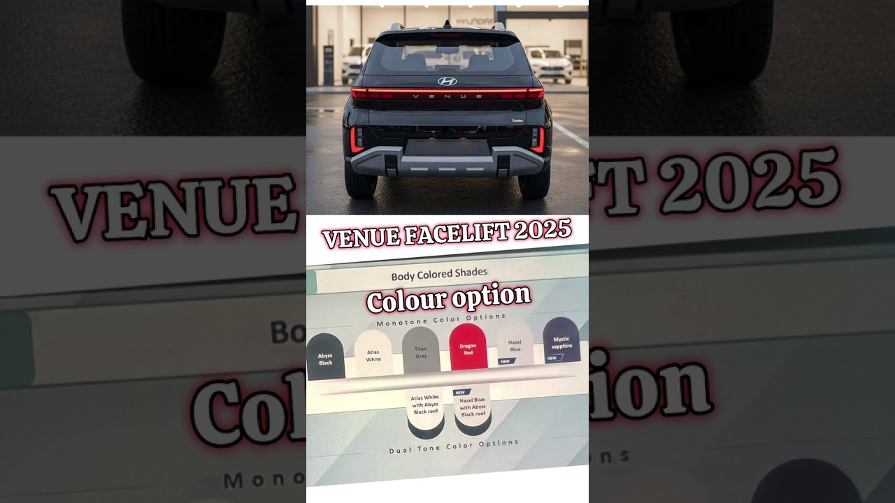 venue facelift 2025🔥colour options which your choice?!