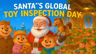 “Santa’s Global Toy Inspection Day 🎄✨ Chipmunk Adventure | Epic North Pole Rescue Story!”