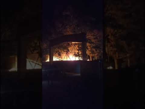 VÍDEO: grande incêndio atinge empresa Verágua no interior do Acre