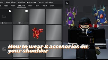 How to wear 2 shoulder accessories at once in roblox