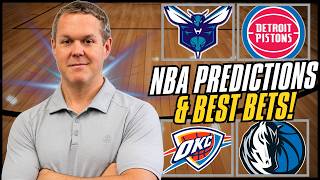 BEST NBA Bets TODAY! Hornets vs Pistons | Thunder vs Mavericks | Wednesday NBA Picks BEST NBA Bets TODAY! Hornets vs Pistons | Thunder vs Mavericks | Wednesday NBA Picks