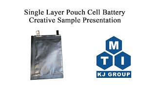 Single layer pouch cell battery