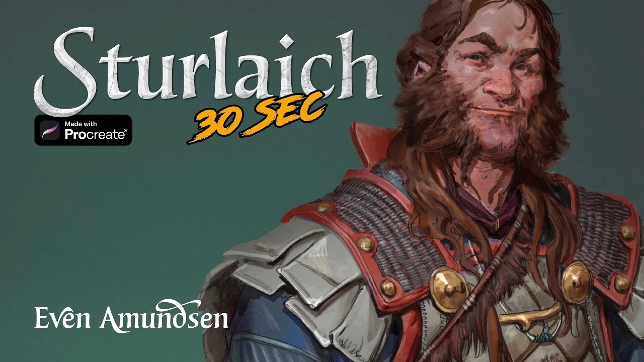 Digital Speed Paint: Sturlaich | TEGN | Fantasy Art