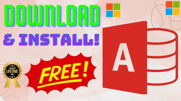 HOW TO INSTALL MS ACCESS FOR FREE | LIFETIME FREE MICROSOFT ACCESS | 100% LEGAL METHOD