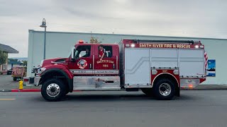 Smith River Fire and Rescue Engine 9212 & Attack 9167 - 2025 Veteran’s Day Parade - Crescent City 