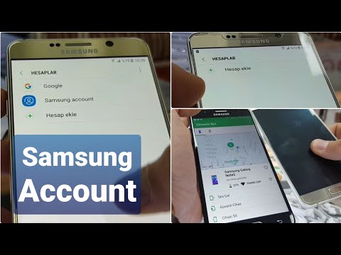 Samsung account silme