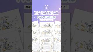 Free Printable Calendar 2025 DIY Calendar Printable Mini Calendar Desk
