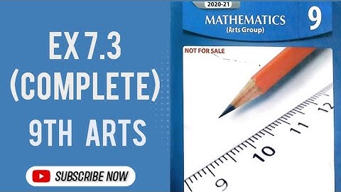 Exercise 7.3 9th class Arts Math | Chapter 7 Exercise 7.3| Sequence and Series 👍