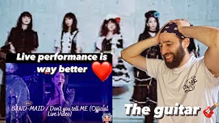 Cutest Metal Queens Ever? Reacting to Band-Maid's "Don't You Tell Me" Live  performance was banger
