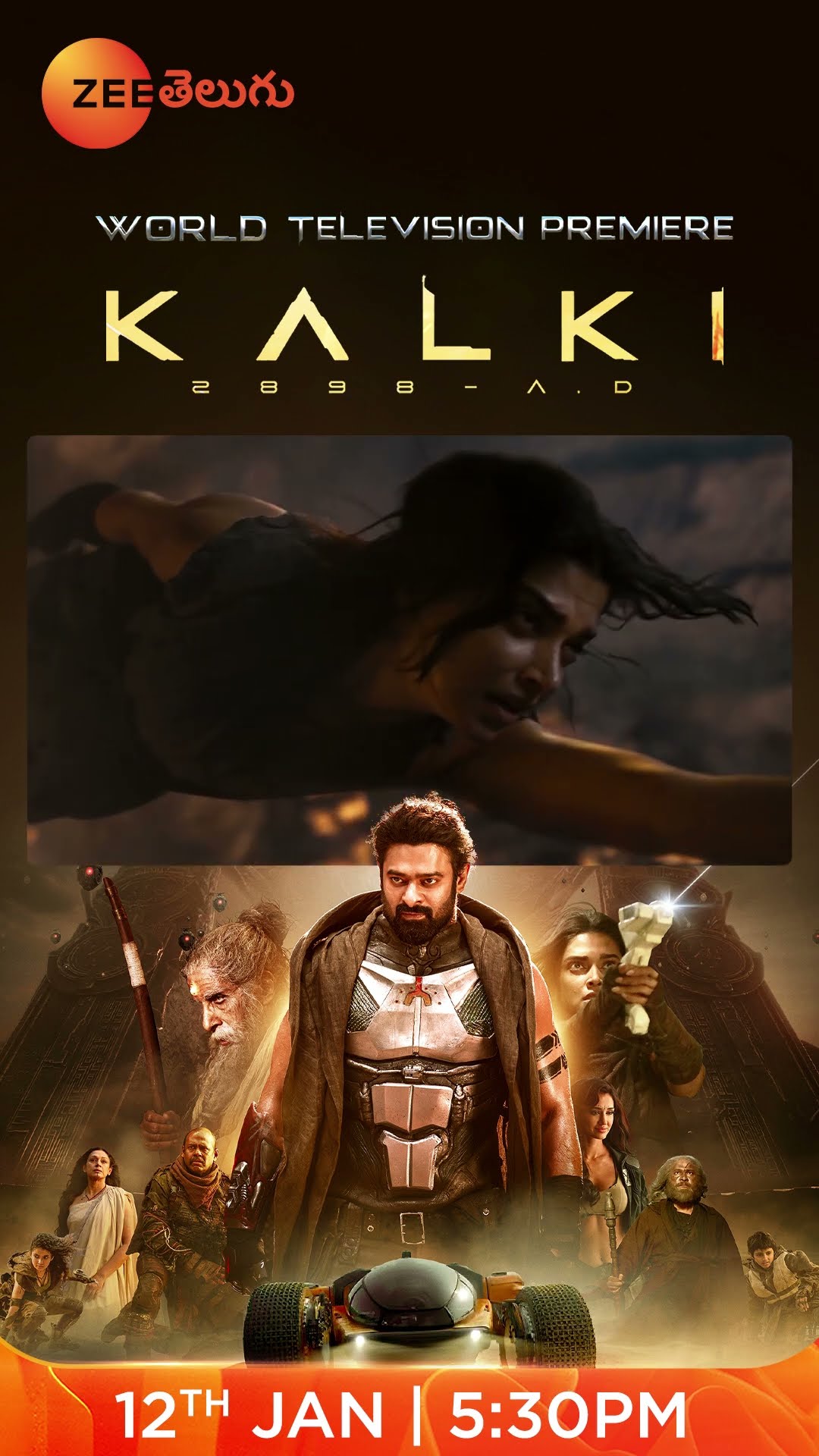 Stunt Master Andy Long | Kalki 2898 AD World Television Premiere | 12 Jan 5:30PM | Zee Telugu
