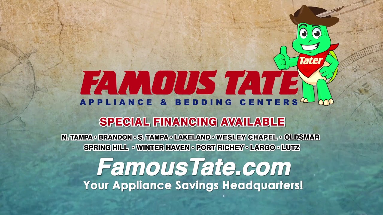 Columbus Day Deals HAPPENING NOW at FAMOUS TATE APPLIANCE & BEDDING