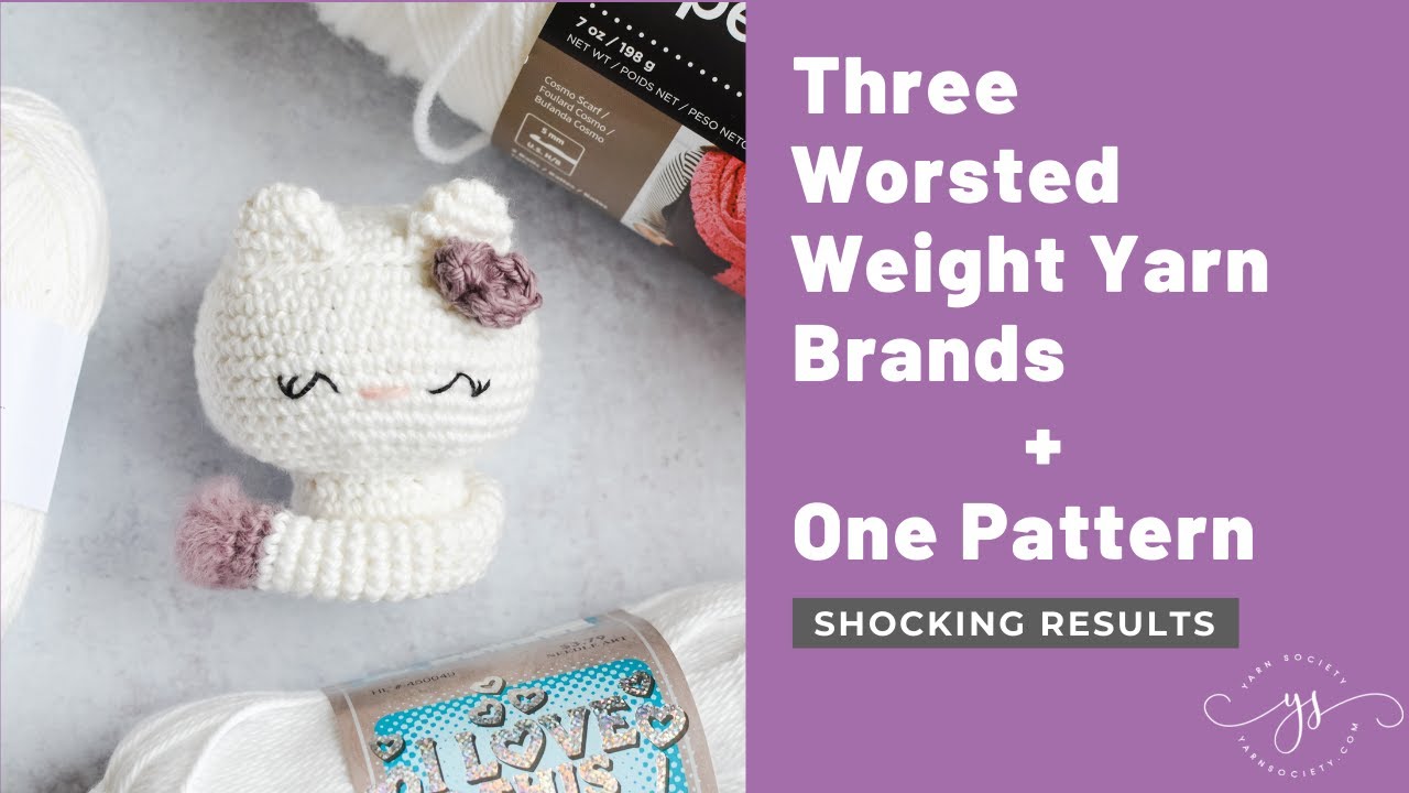 3 Worsted Weight Brands Tested with 1 Pattern