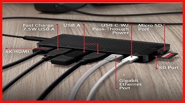 Twelve South StayGo | USB-C Hub for Type C MacBooks, Laptops and iPad Pro with included 1 meter desk