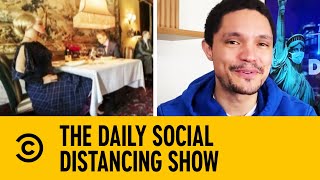 Social Distancing Restaurants Use Mannequins To Fill Empty Seats | The Daily Show With Trevor Noah