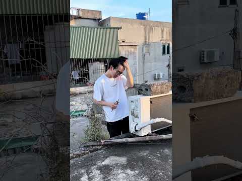 Giờ giải lao của a thợ điều hoà ngày nắng nóng#shortvideo