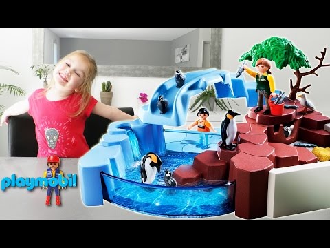 Playmobil Super Set 4013 Bassin des pingouins et Playmobil Micro ! Rare ! Unboxing