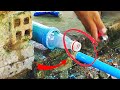 We change PVC pipe to Bottle Pipe at home