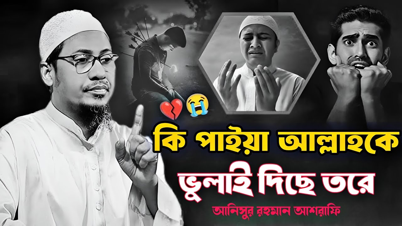 🥀💔😰 আল্লাহকে ভুলে কি পাইছো বলো বাপ 🥺🙏 আনিসুর রহমান আশরাফি নতুন ওয়াজ ২০২৬
