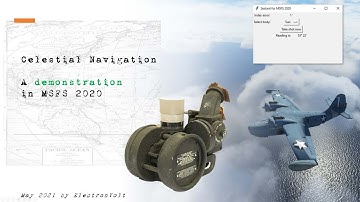 A teaser for the upcoming Astro Navigation demo in MSFS