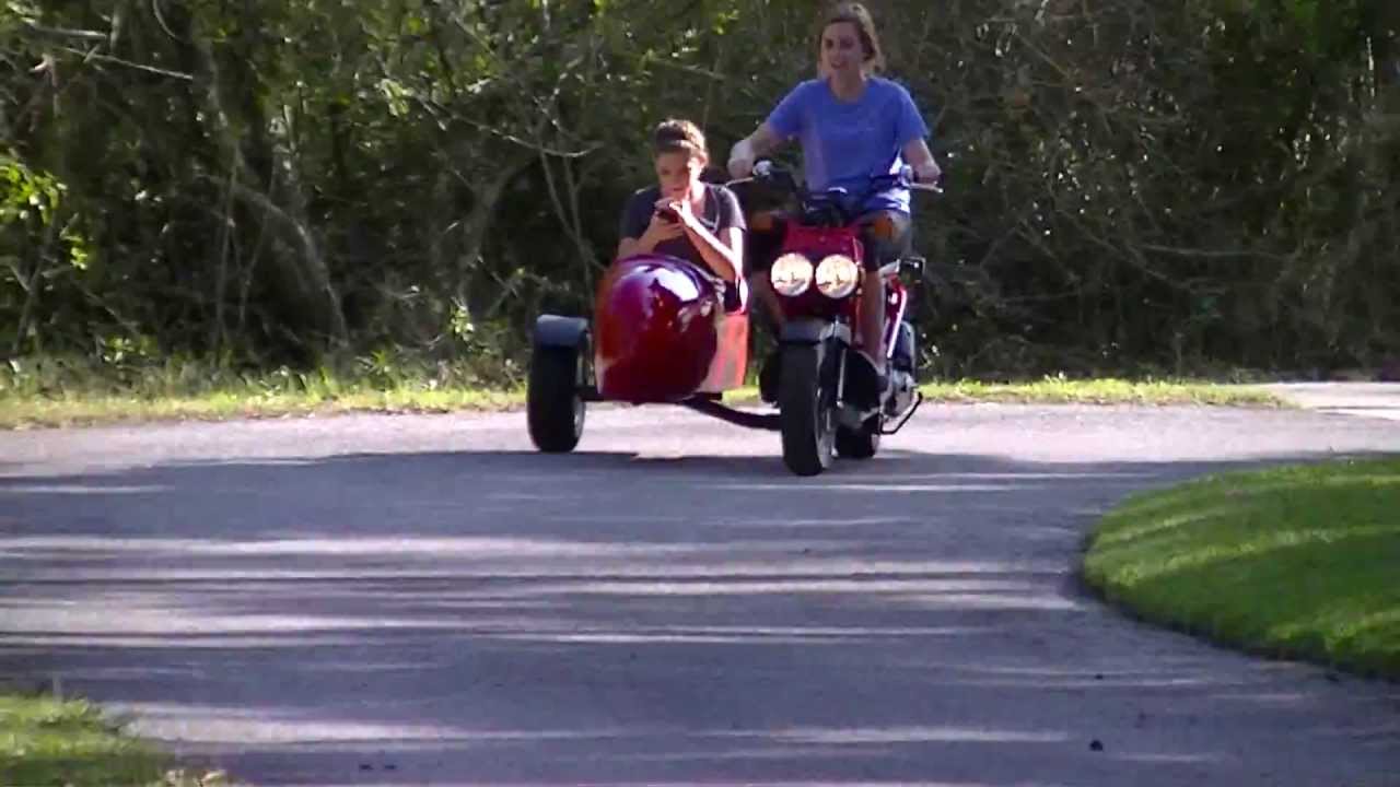 honda ruckus with sidecar - YouTube