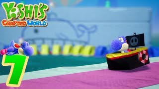 Yoshi's Crafted World [7] - Blue Yoshi Finds a Dream Gem in Chilly-Hot Isles