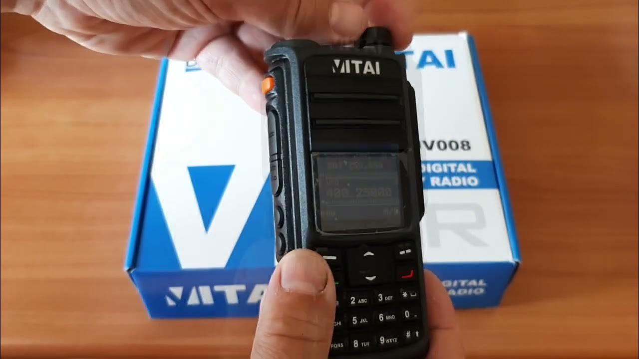 Распаковка и обзор меню рации Vitai VDG-V008 ( zastone uv008) - YouTube
