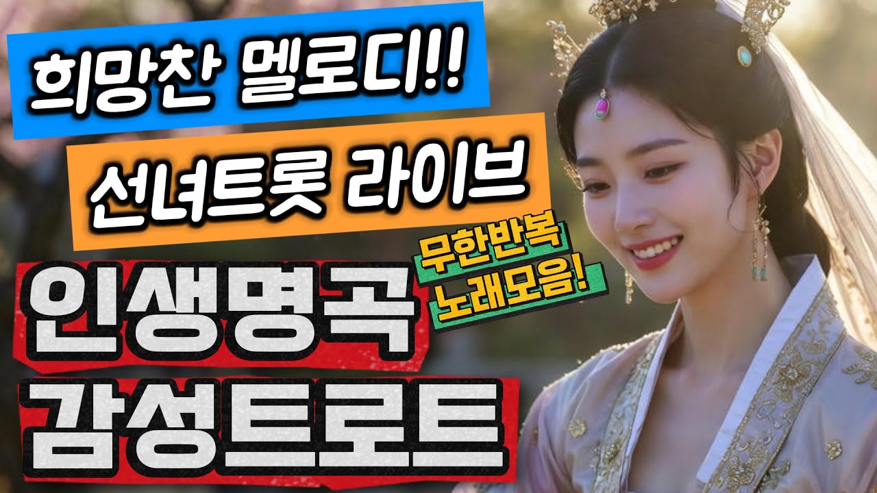 ❤️[LIVE]희망찬 멜로디! 감성트로트!❤️ㅣ감성트로트ㅣ트롯메들리ㅣ트롯모음ㅣ트롯플리ㅣktrotㅣ트로트모음집ㅣ인기트로트ㅣplaylistㅣ