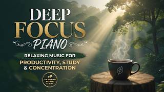 Deep Focus Piano ☕ Relaxing Music for Productivity, Study & Concentration