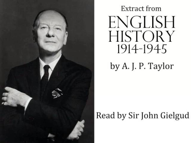 Extract from 'English History, 1914-1945' by A. J. P. Taylor