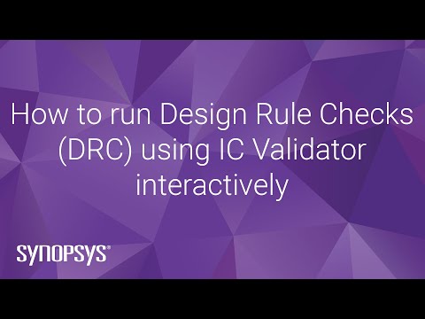 How to run Layout-Versus-Schematic (LVS) using IC Validator interactively | Synopsys