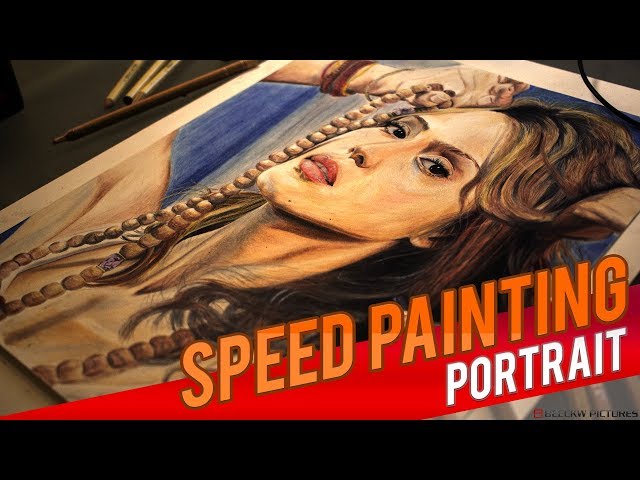 Drawing Jessica Alba [Speed painting]