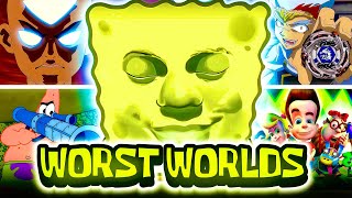 THE WORST CARTOON WORLDS TO LIVE IN (ft. BlankBoy)