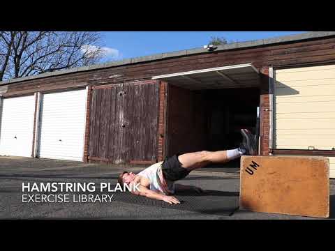 Isometric Hamstring Plank - UNCLE MUSCLE Exercise Library