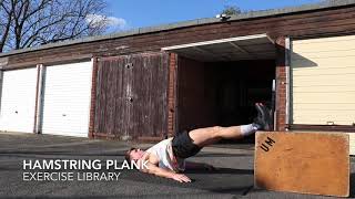 Isometric Hamstring Plank - UNCLE MUSCLE Exercise Library