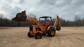 Lot 1304 - Case 480C Loader Backhoe, 2wd NO BRAKES.  Auction ends 03/01/25
