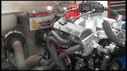 SBC 586HP 427 ENGINE DYNO RUN FOR VICKI WILKINS BY...