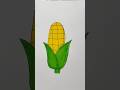 Creative Drawing For Kids 🌽💖 #shorts #creativedrawing #kidsvideos #kidsdrawingart #craftforkids