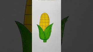 Creative Drawing For Kids 🌽💖 #shorts #creativedrawing #kidsvideos #kidsdrawingart #craftforkids