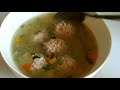 Фрикадельковый суп. Очень быстро и легко