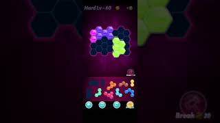 Block! Hexa Puzzle~Regulation B block 7 to 9 levels~ level-60