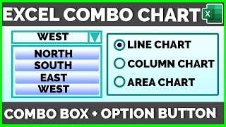 Excel Combo Chart with Dropdown list and Options Button to filter chart in Excel without any VBA