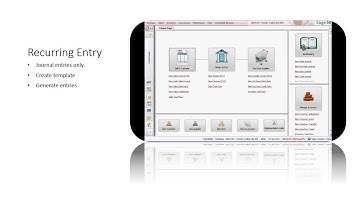 Sage 50 - Recurring Entries